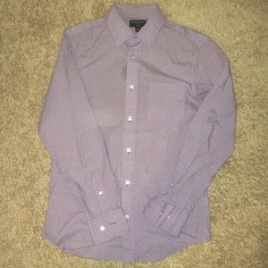 Purple Striped Button down shirt